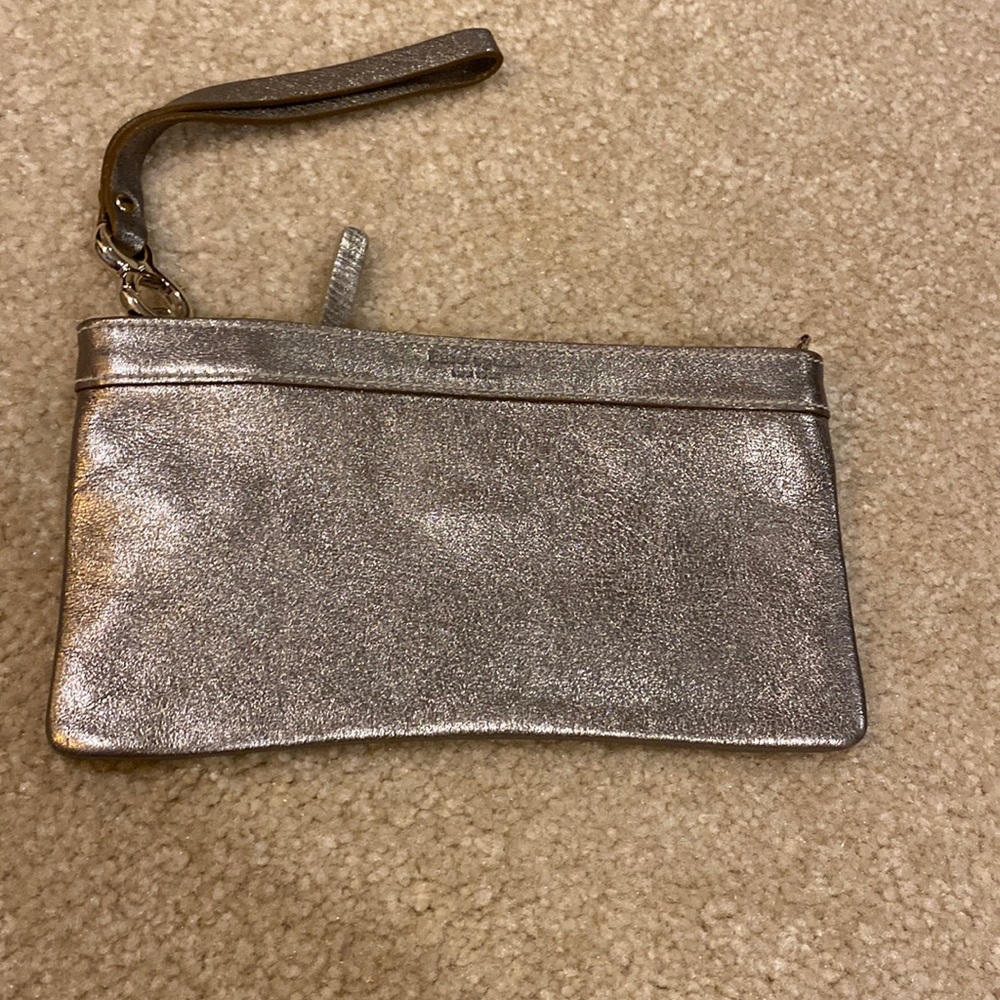 kate spade small gold clutch